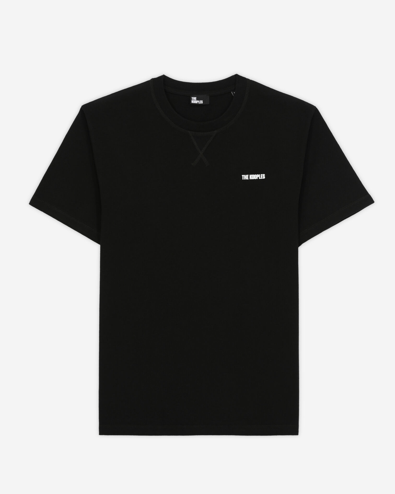 Camiseta logotipo The Kooples negra para hombre, BLACK, hi-res image number null