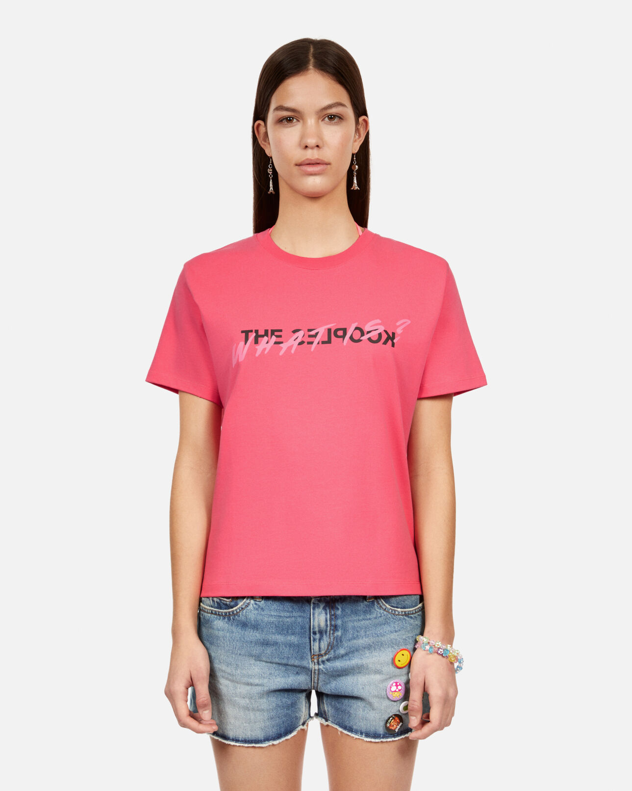 The Kooples WOMEN RETRO PINK fuchsia what is t-shirt