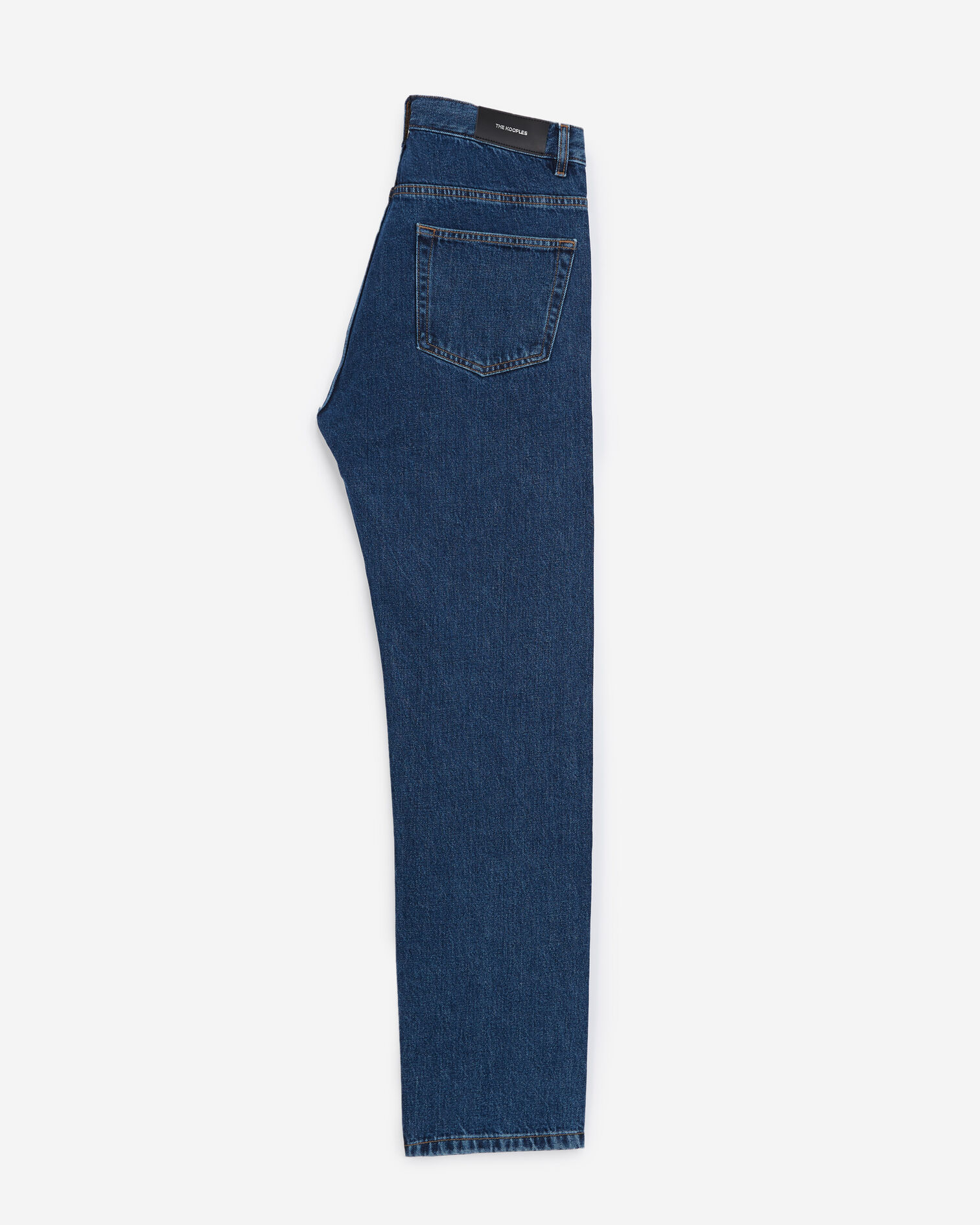 Jean brut bleu foncé coupe droite, BLEU INDIGO, hi-res image number null