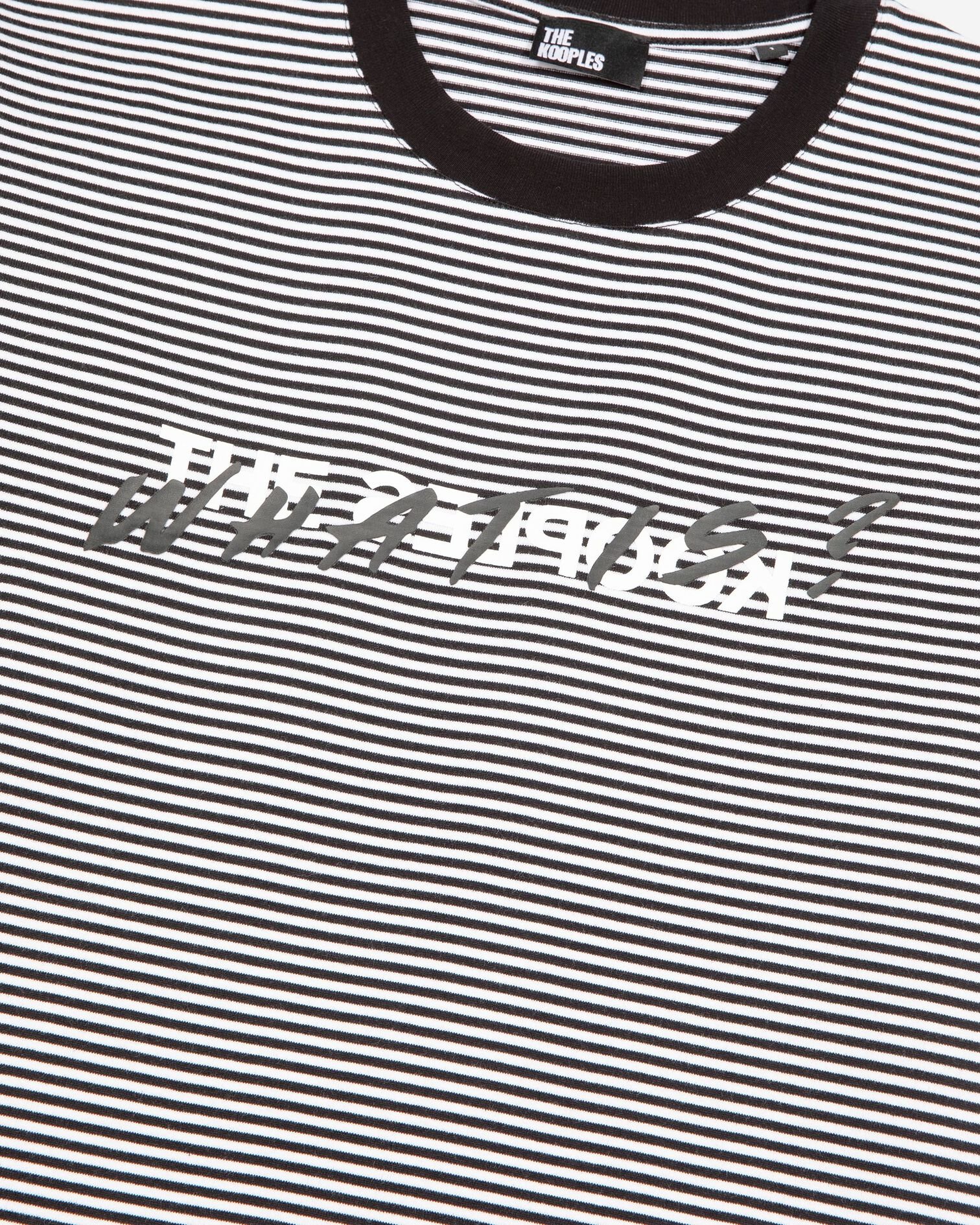 What is ecru striped T-shirt, ECRU, hi-res image number null