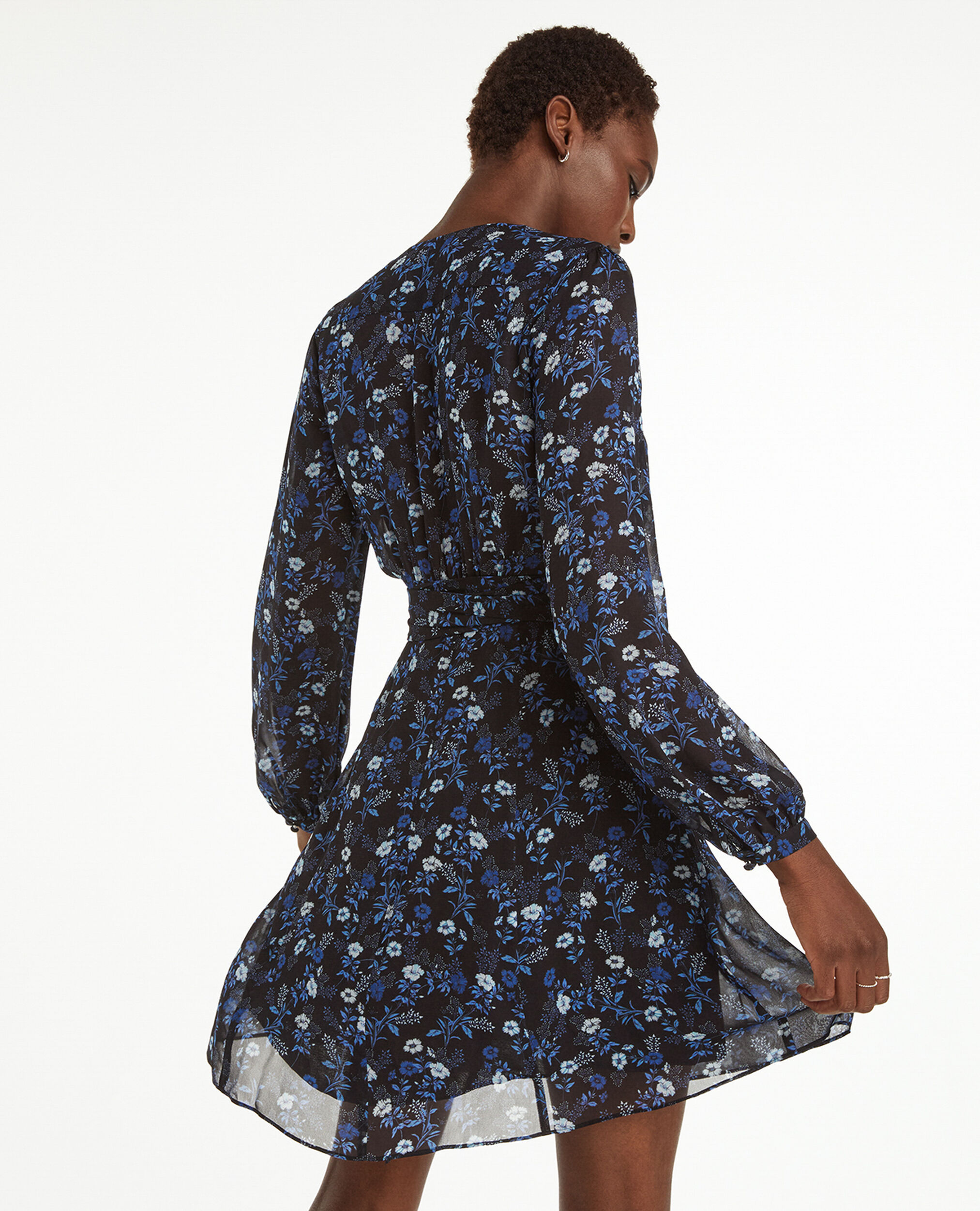 Zalando Robe Courte Robe The Kooples Occasion Blue Short Dress