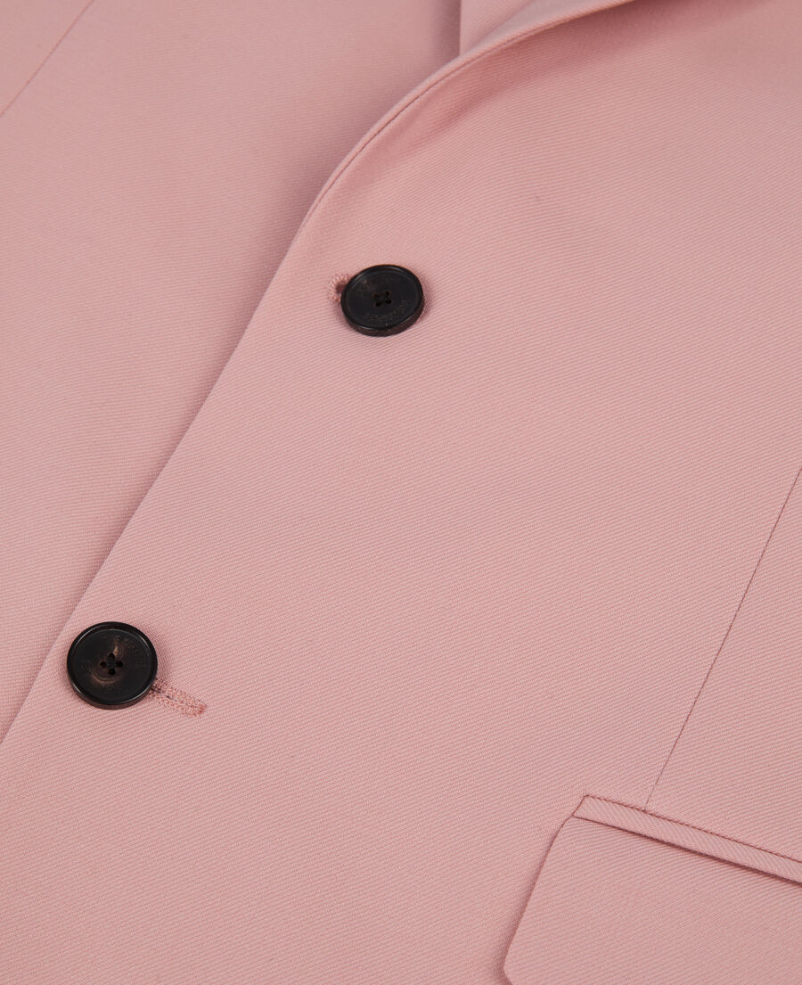 The Kooples H PASTEL PINK pink suit jacket