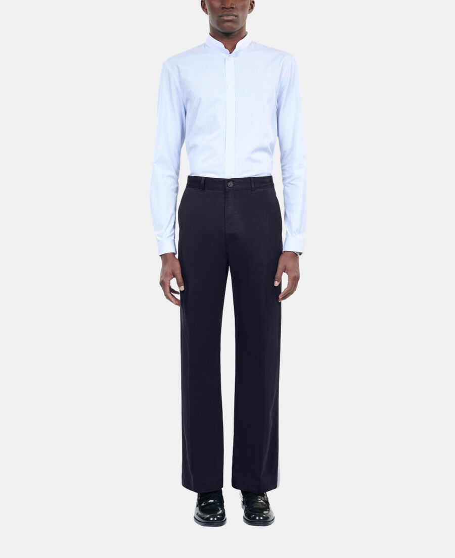 The Kooples HOMBRE DARK NAVY pantal&oacute;n azul marino algod&oacute;n