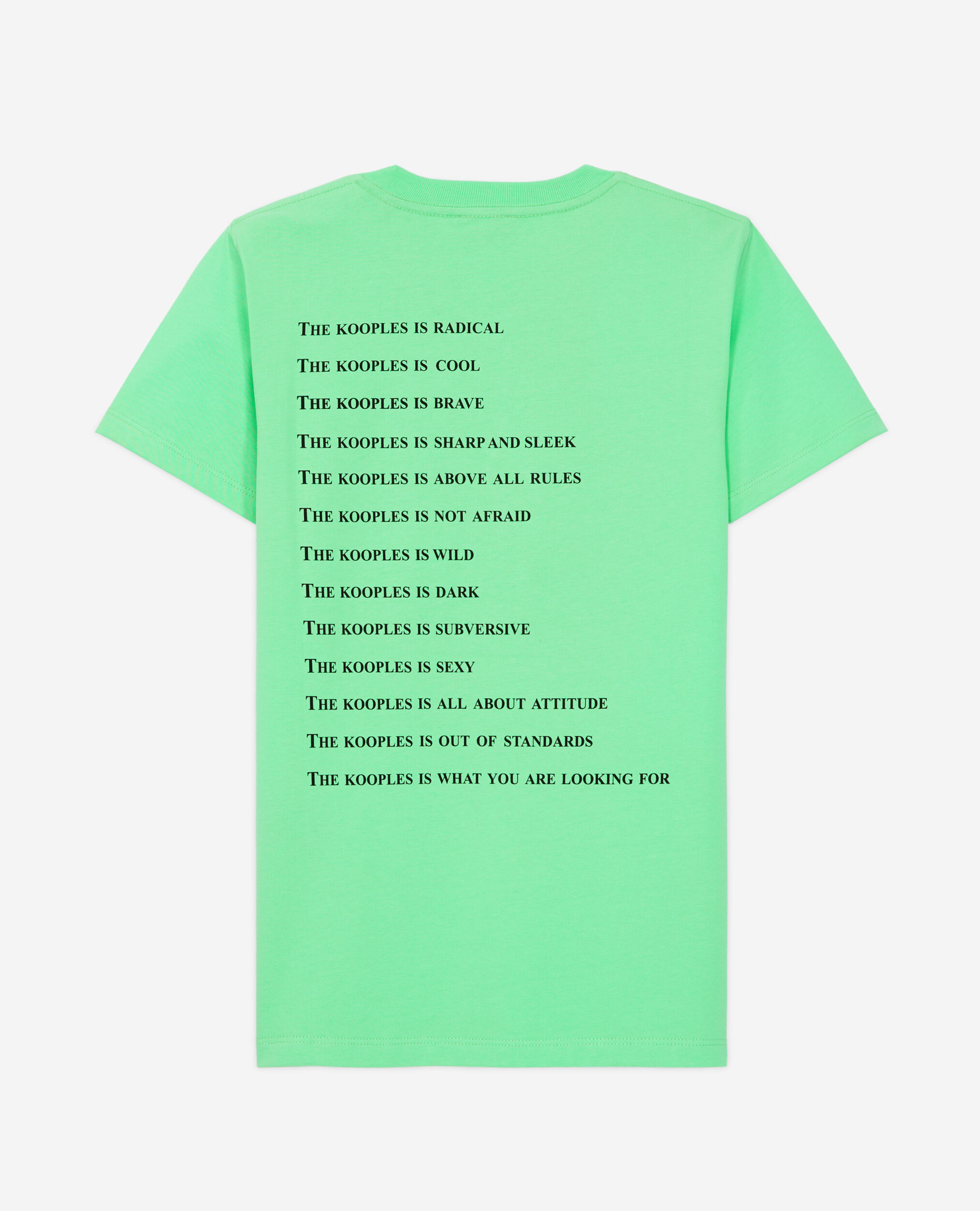 Women's light green what is t-shirt, APPLE, hi-res image number null