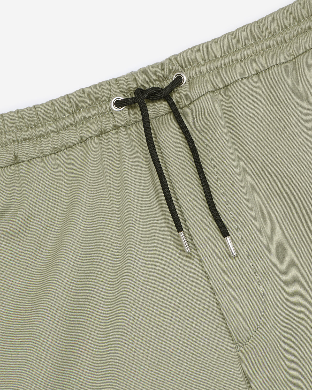 The Kooples MEN KAKI flowing khaki shorts with cargo pockets