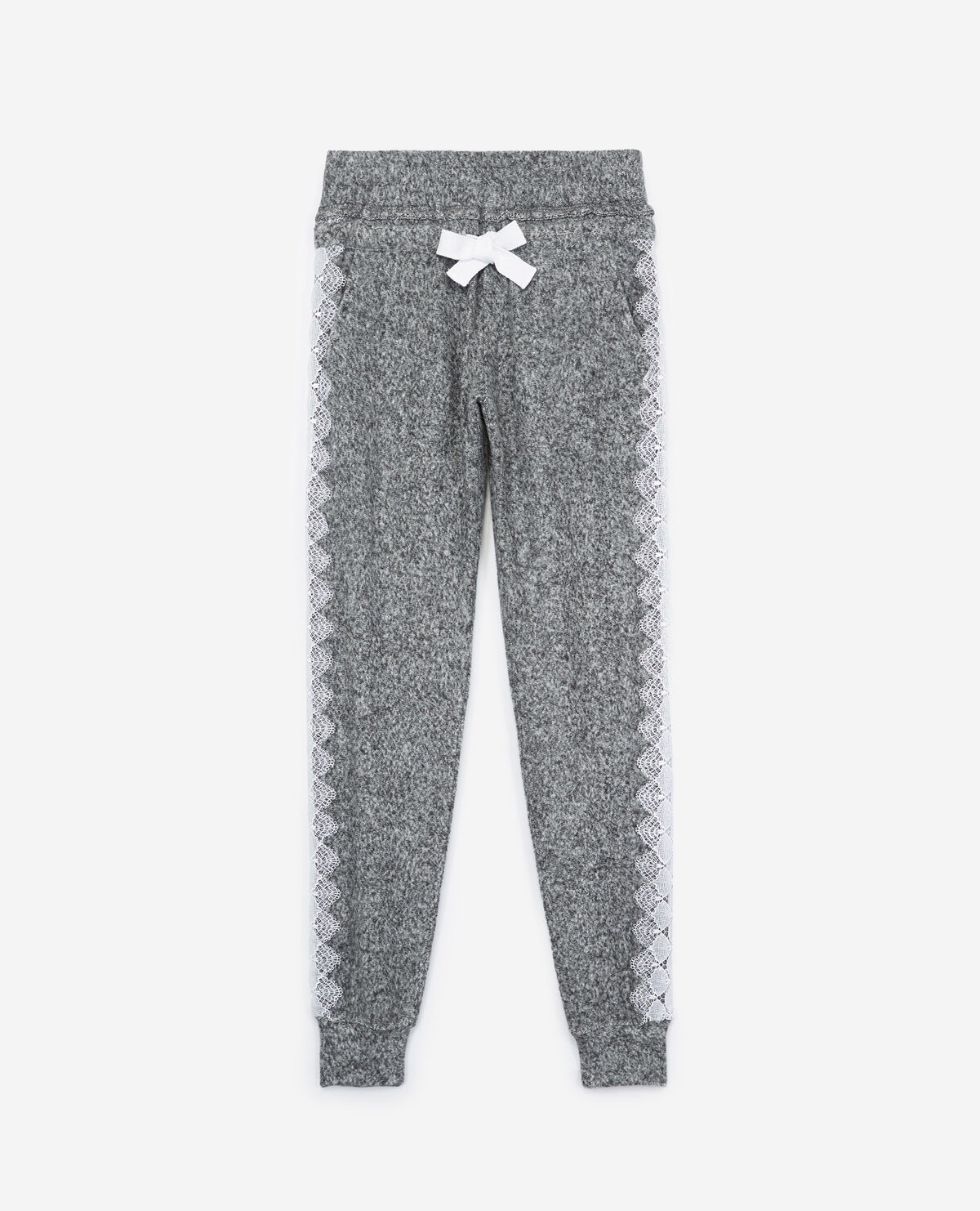 Jogging femme gris chin avec dentelle The Kooples