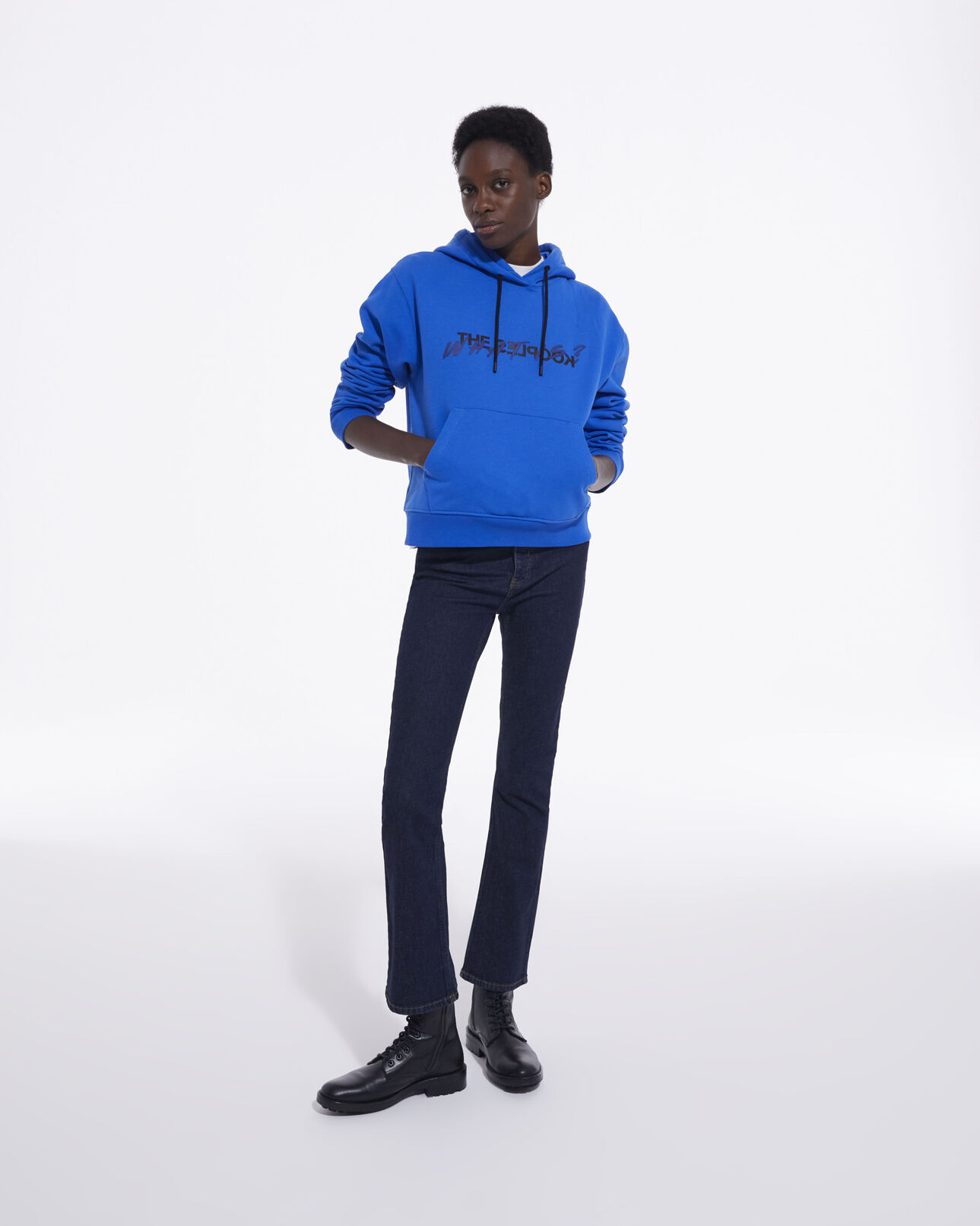 The Kooples FEMME INK BLUE sweat what is bleu