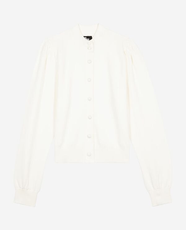 The Kooples DAMEN ECRU strickjacke ecru