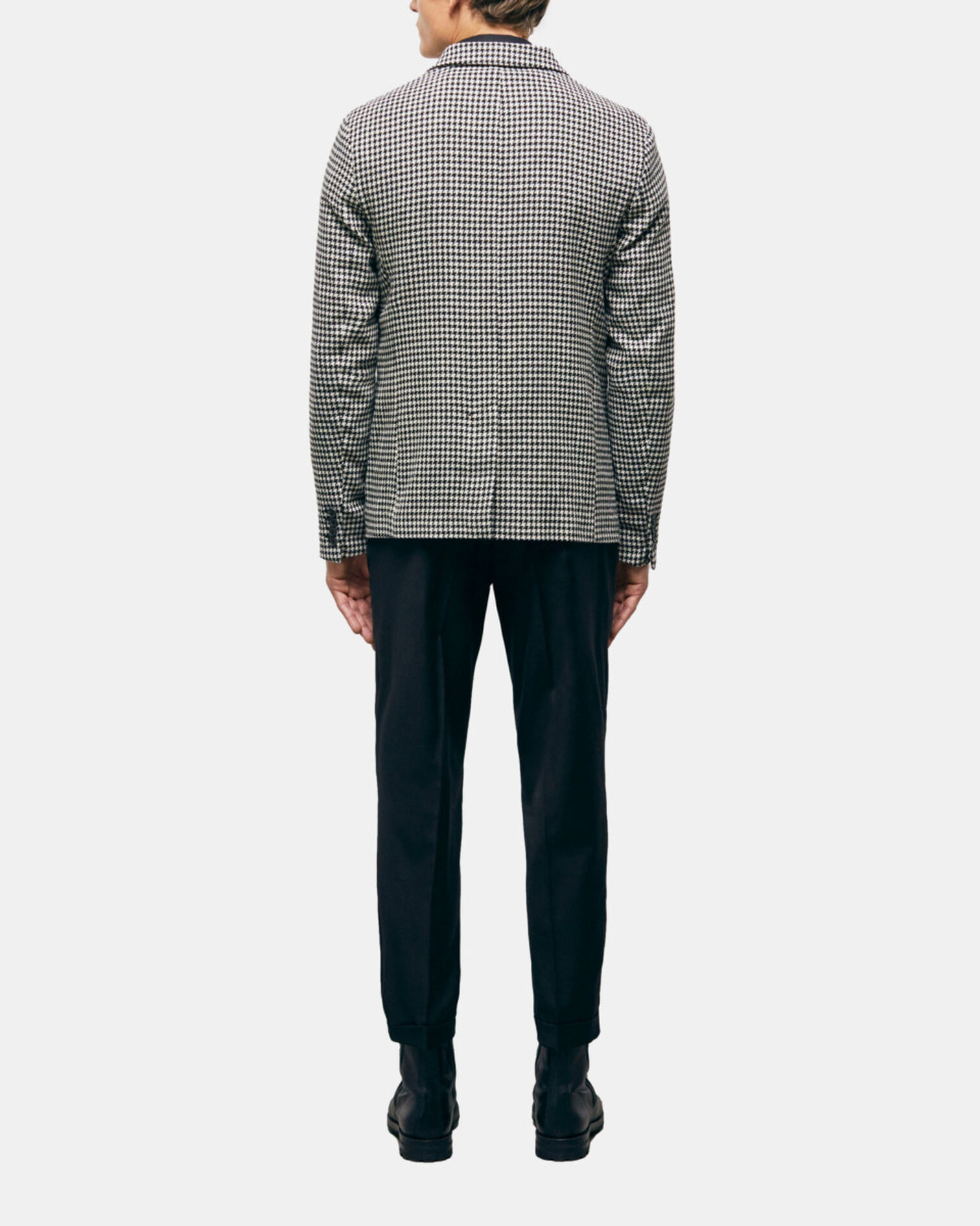 Patterned jacket, BLACK WHITE, hi-res image number null