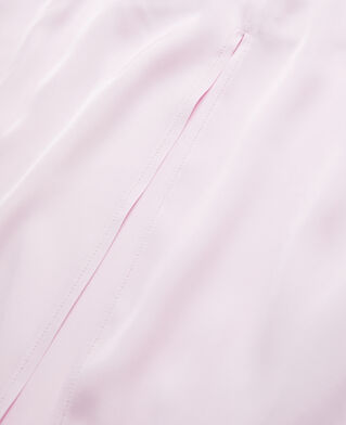 The Kooples FEMME PALE PINK robe longue rose avec plissage