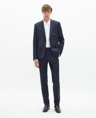 The Kooples HOMME NAVY veste de costume en laine marine