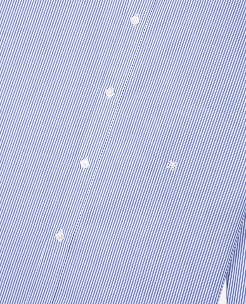 The Kooples HOMME BLUE WHITE chemise &agrave; rayures blanche et bleue