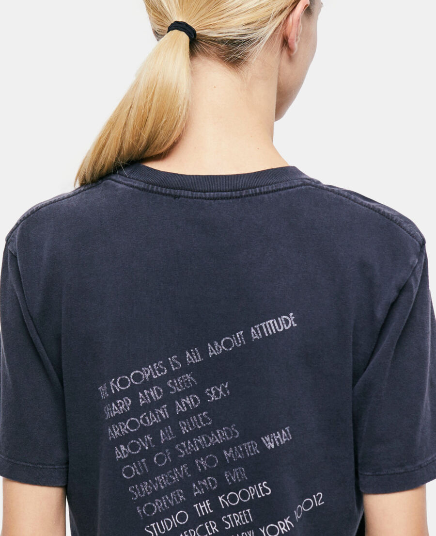 leopard screen print t-shirt