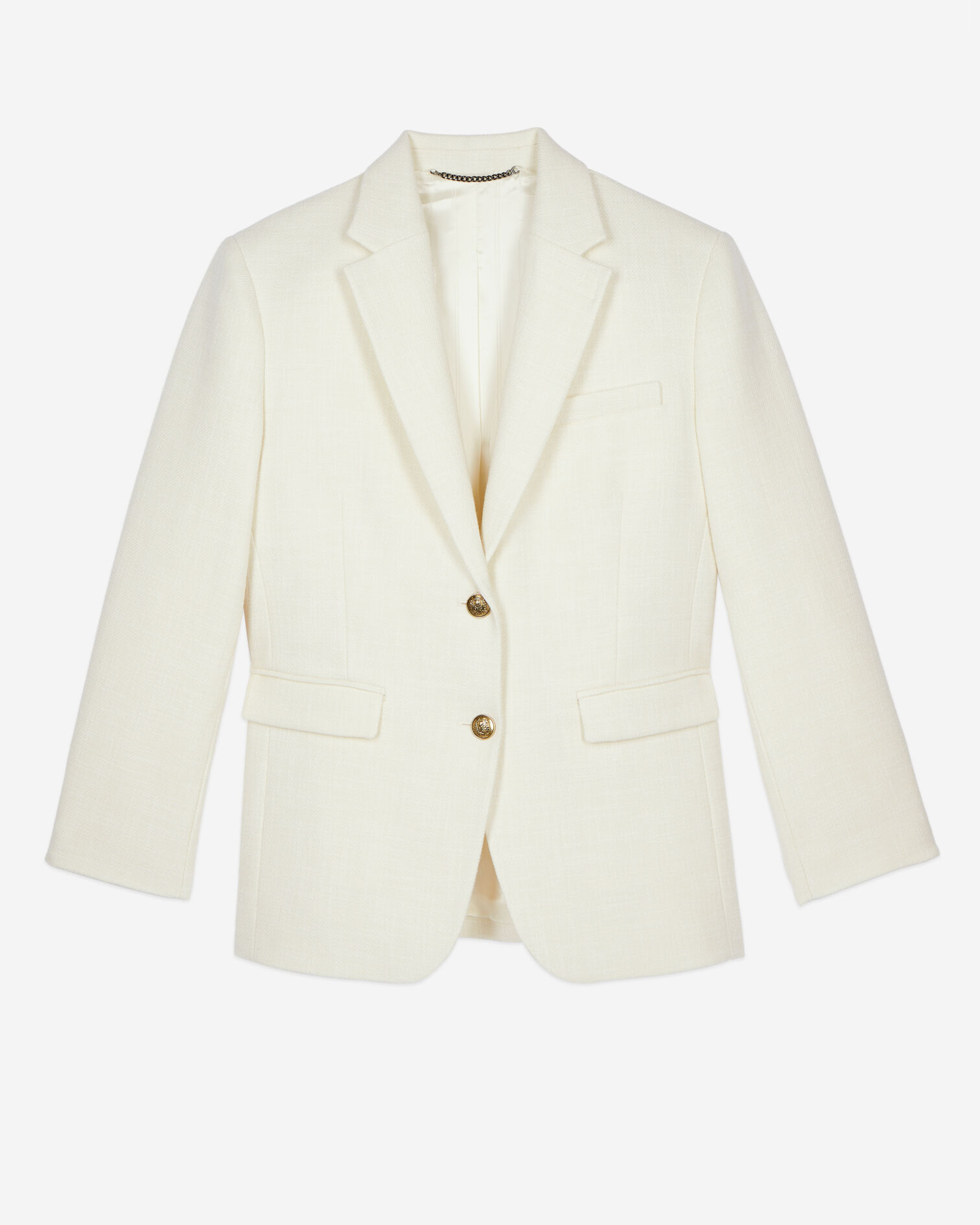 Ecru suit jacket, ECRU, hi-res image number null