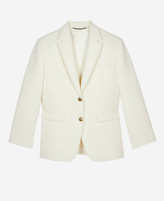 The Kooples F ECRU ecru suit jacket