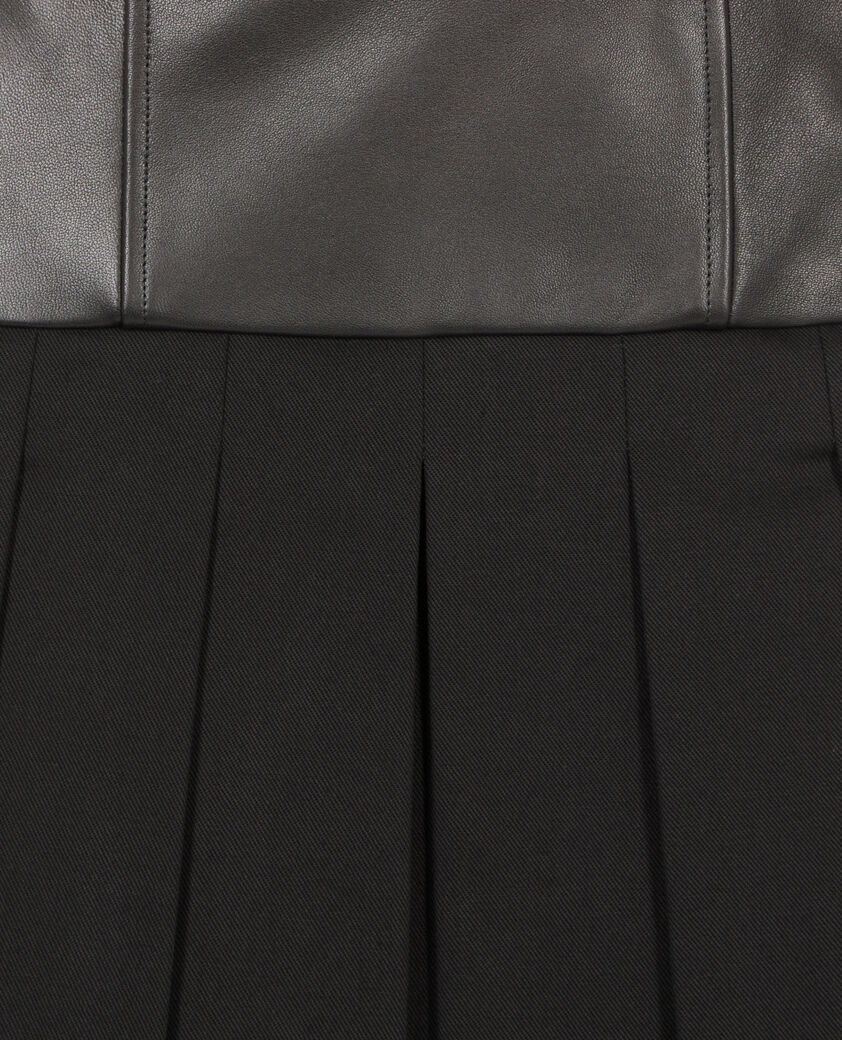 The Kooples WOMEN BLACK short black strapless dress