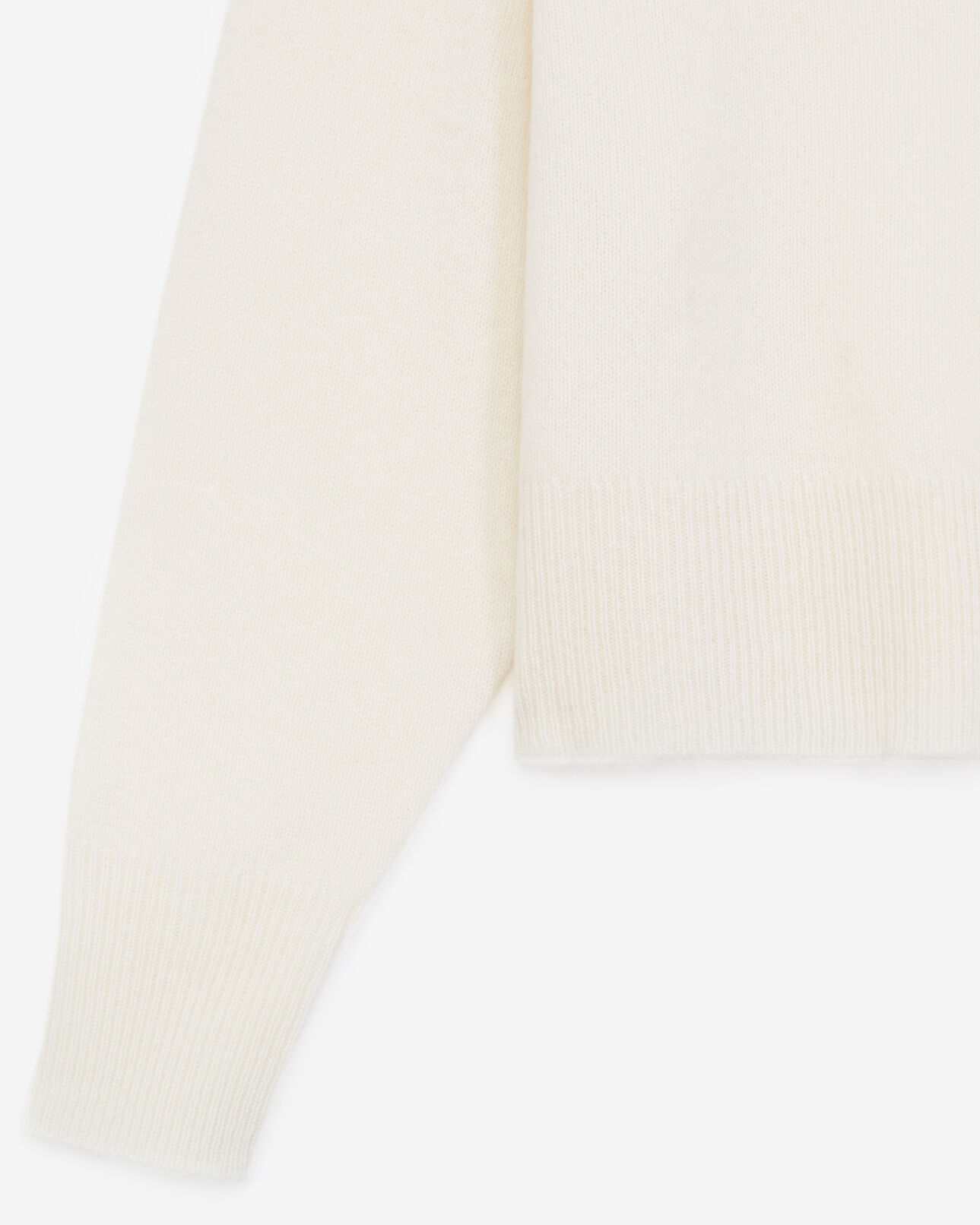 The Kooples FEMME ECRU pull cachemire écru simple