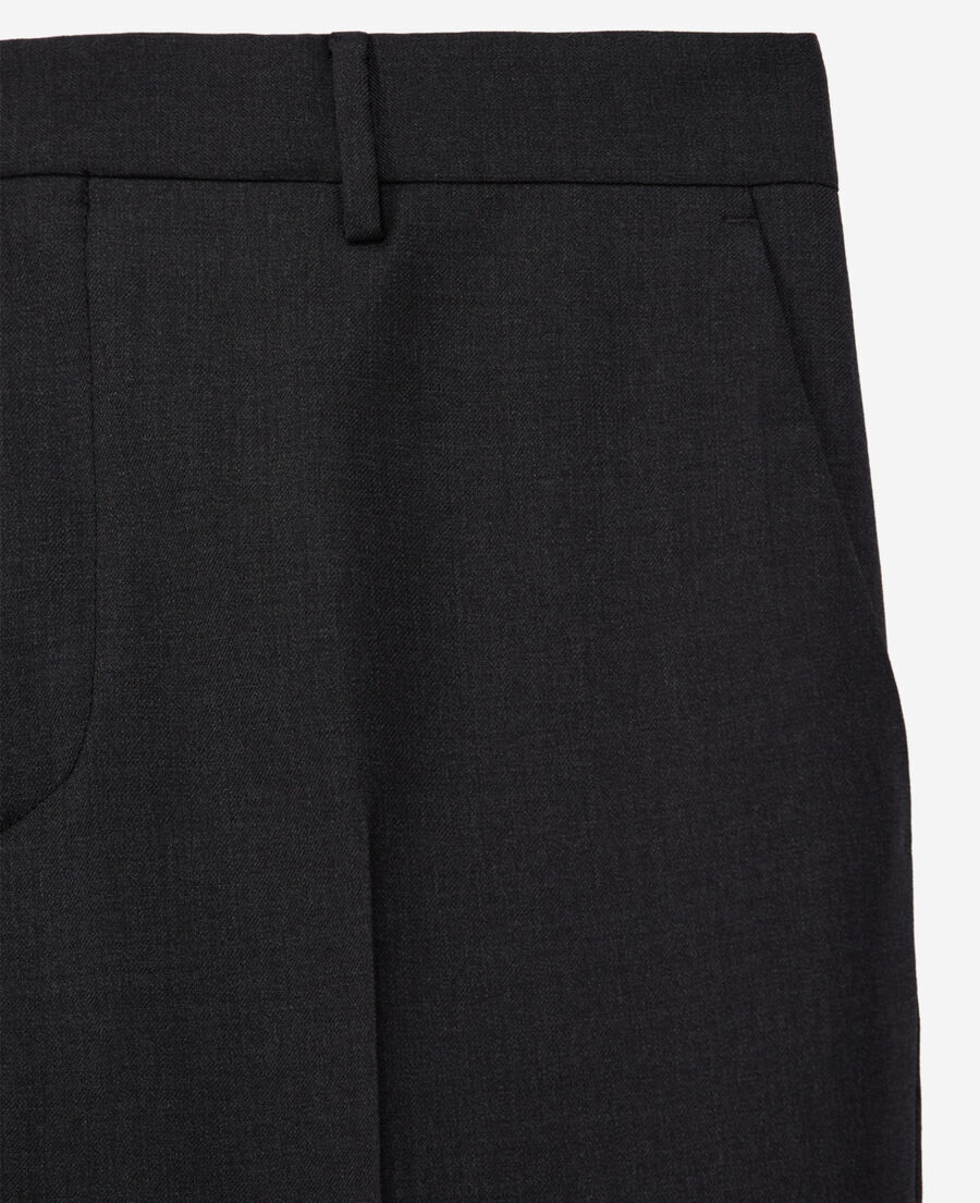 gray wool suit pants