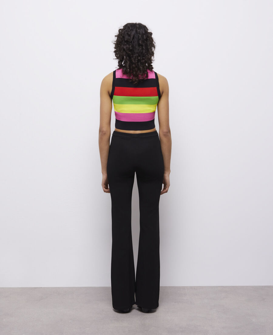 flared black pants