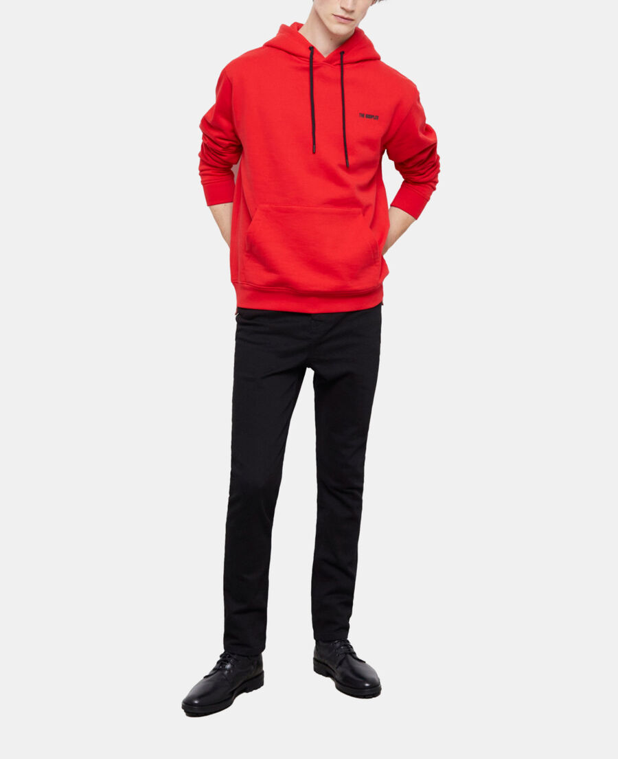 sweatshirt logo the kooples rouge