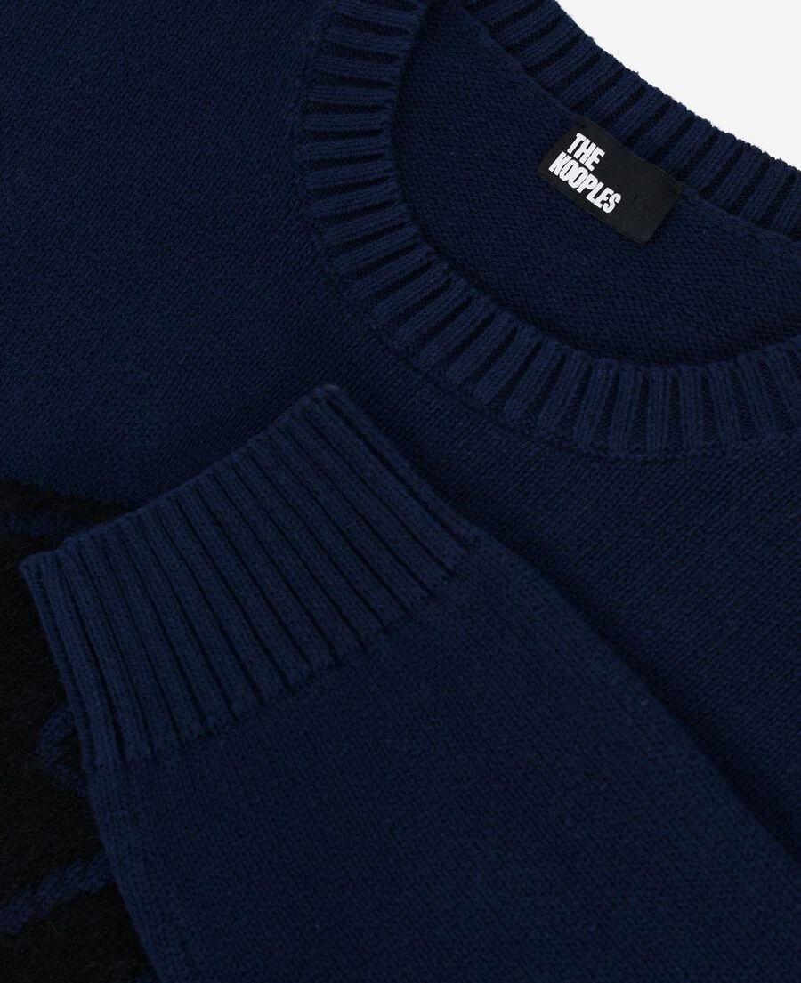 The Kooples MEN NAVY navy skull sweater