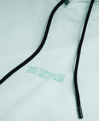 The Kooples MEN OCEAN men's green hoodie with logo