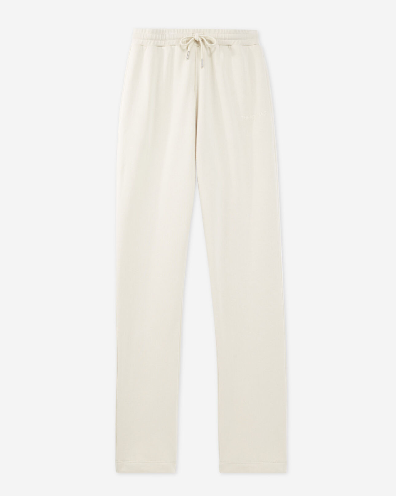 The Kooples WOMEN ECRU straight-cut ecru joggers