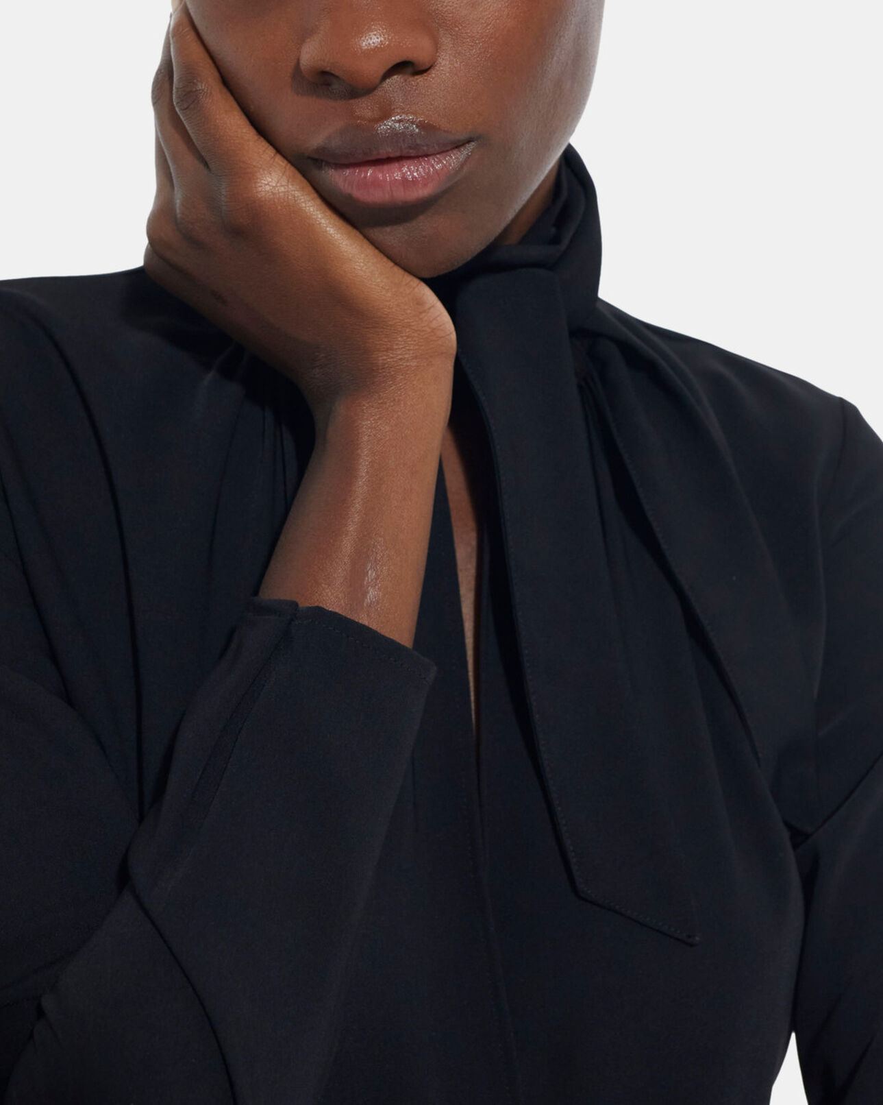 The Kooples FEMME BLACK robe courte noire