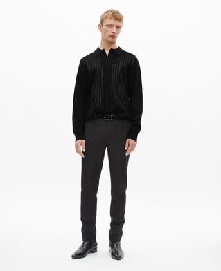 The Kooples HOMME BLACK cardigan &agrave; sequins noir