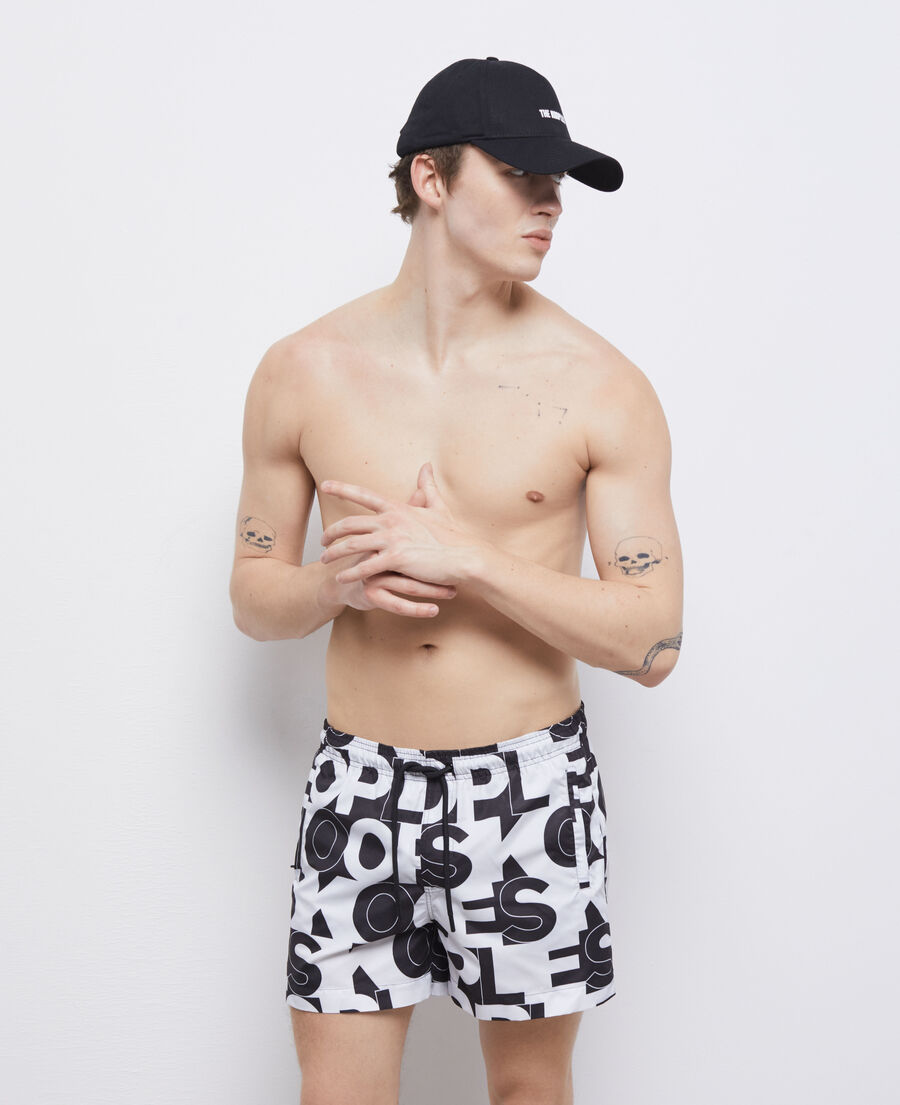 swim shorts with logo