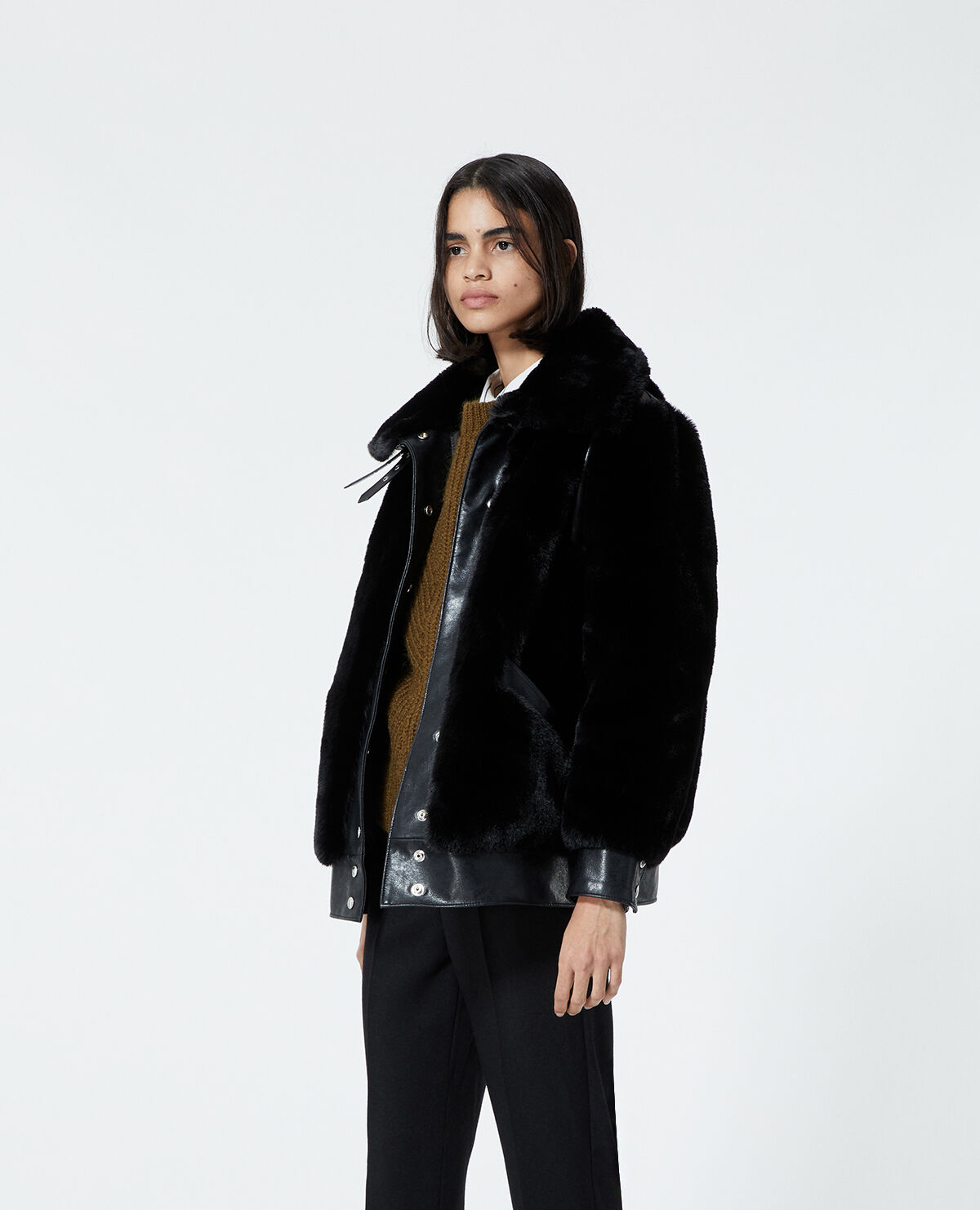 The kooples faux fur coat shop