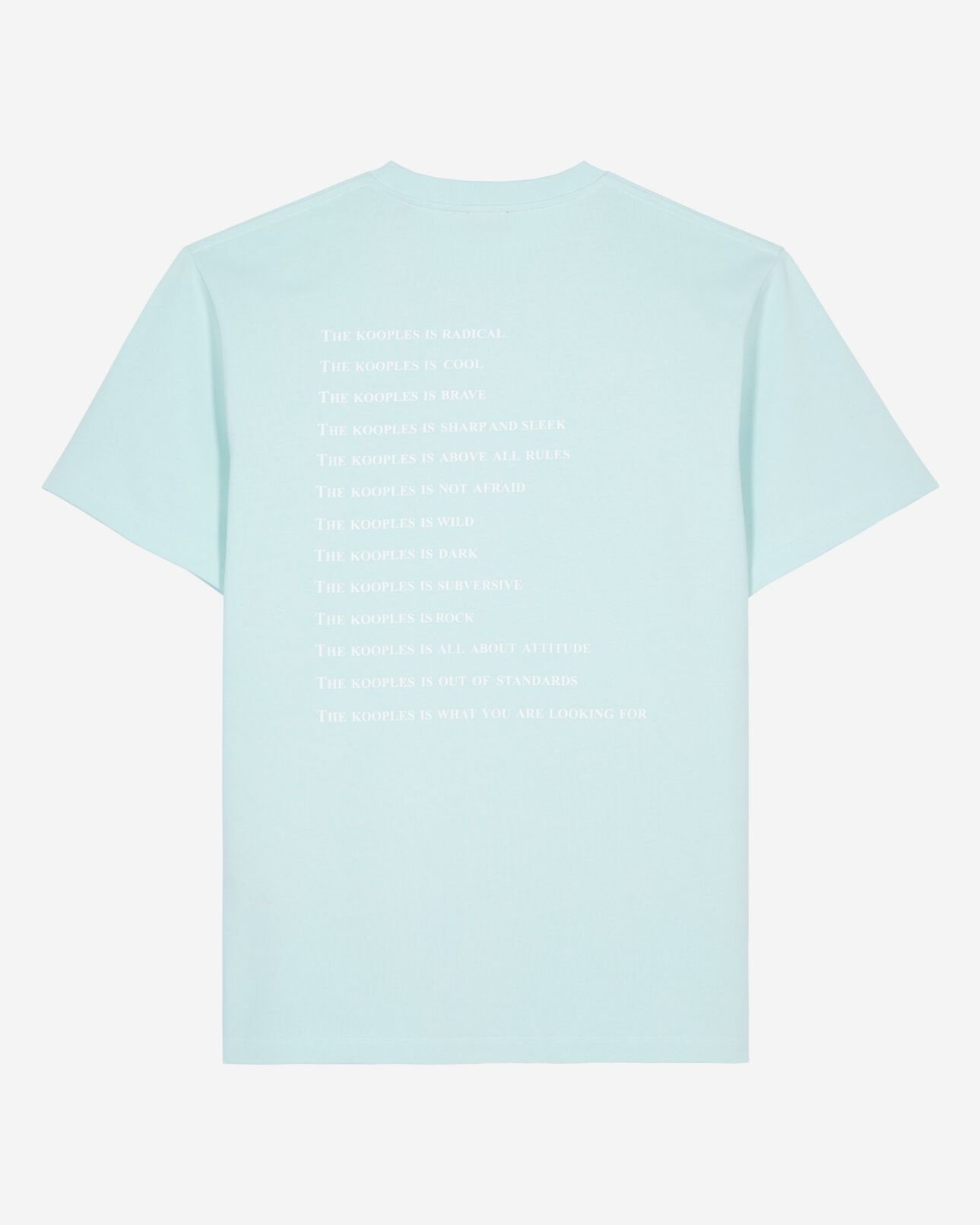 The Kooples HOMME BABY BLUE t-shirt what is bleu