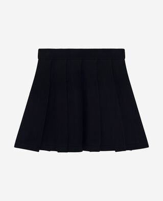 The Kooples FEMME NAVY jupe courte en maille noire