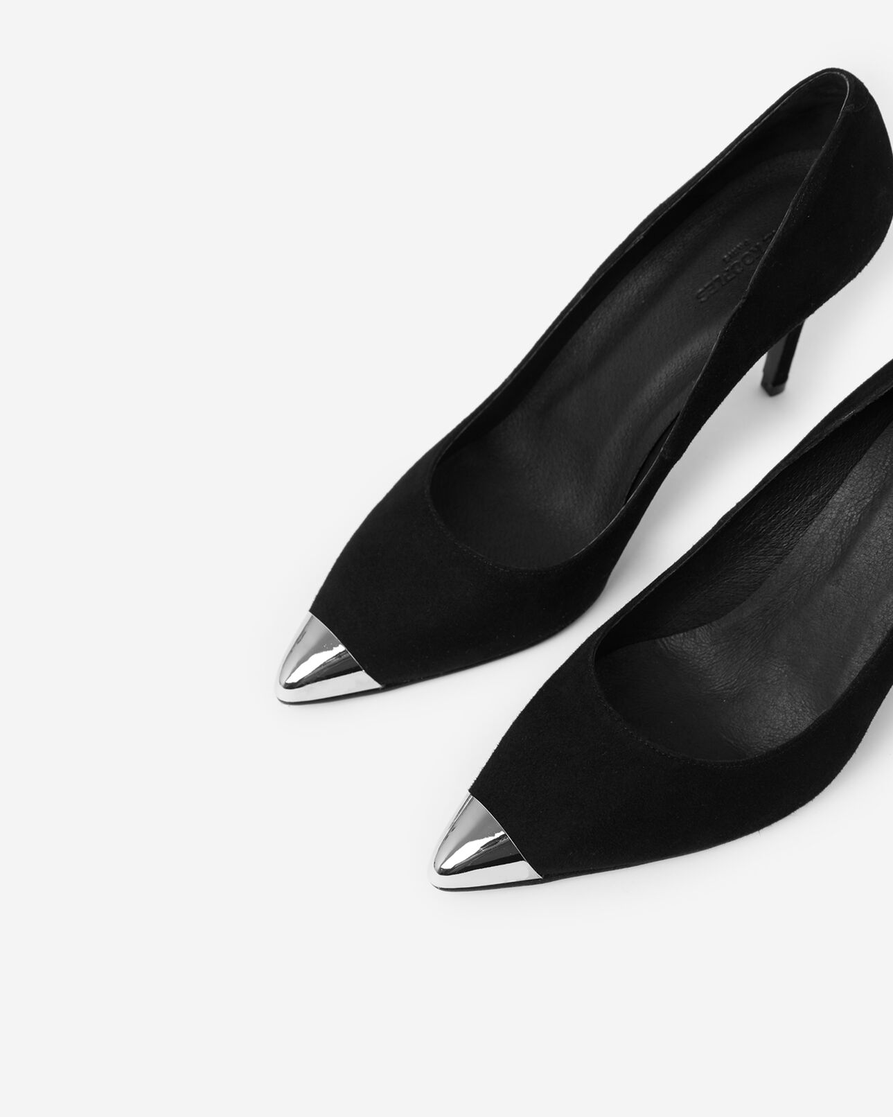The Kooples FEMME BLACK escarpins rock talons aiguilles noirs