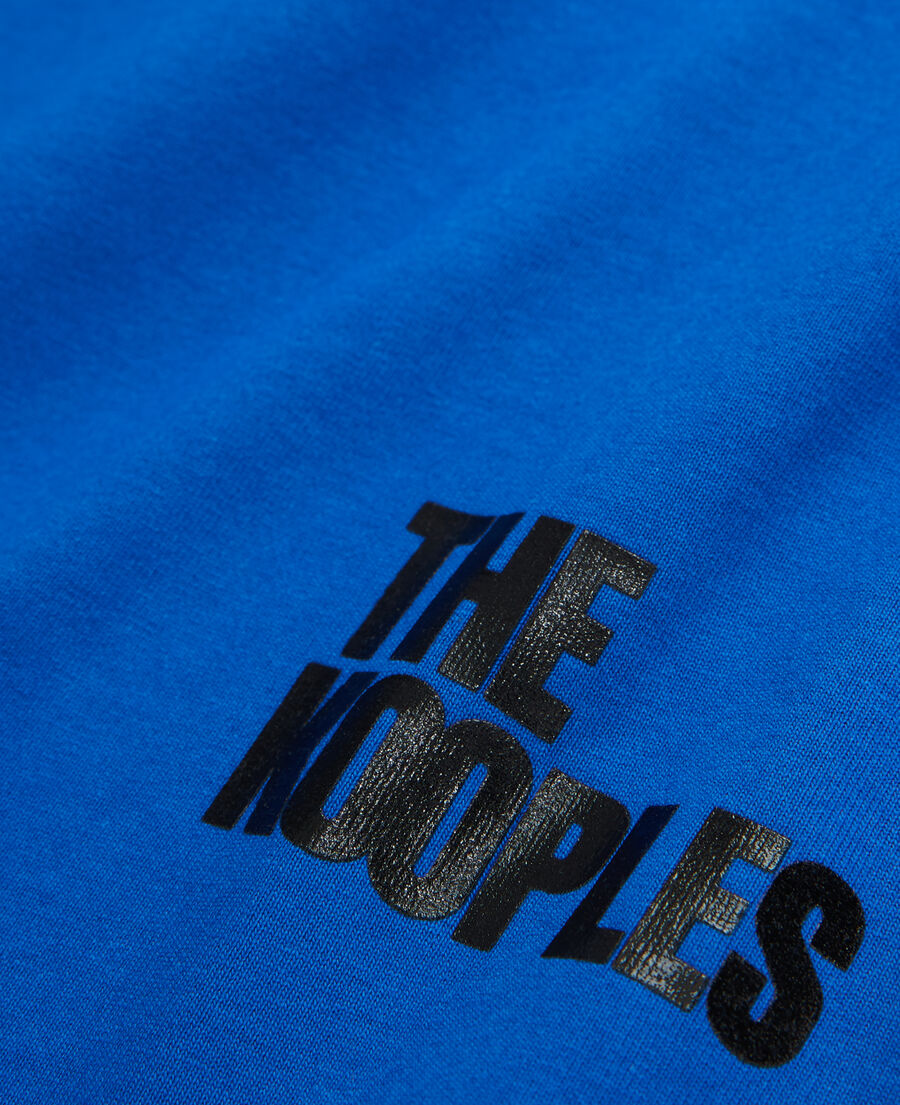 t-shirt homme logo the kooples bleu