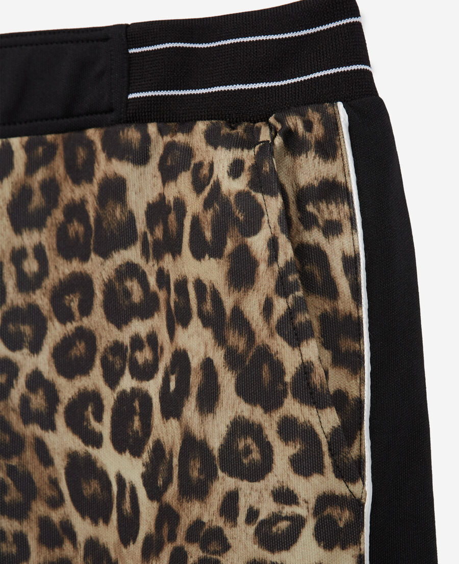 leopard print joggers