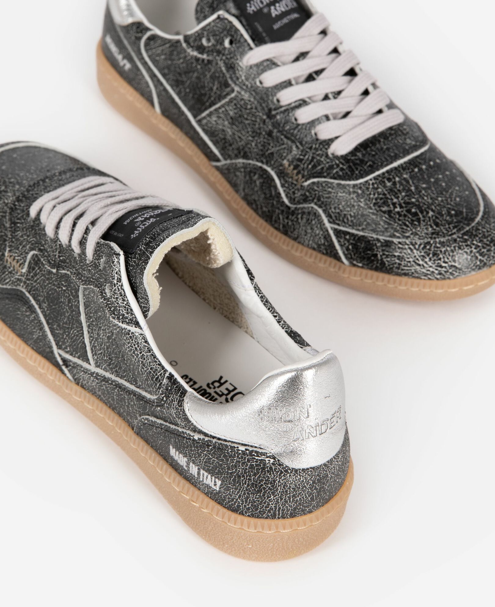 The Kooples WOMEN BLACK the kooples x hidn-ander black low-top sneakers 