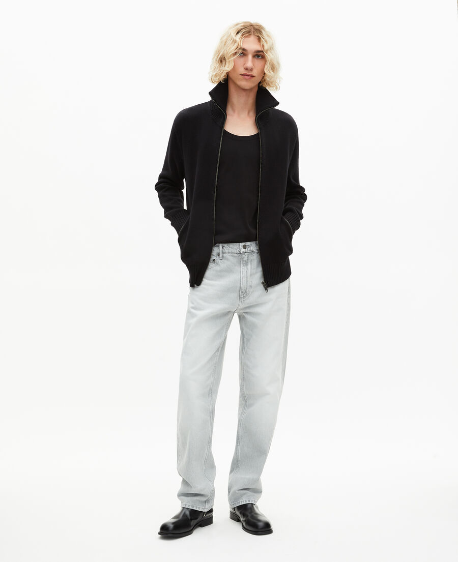 The Kooples H BLACK black zip-up cardigan