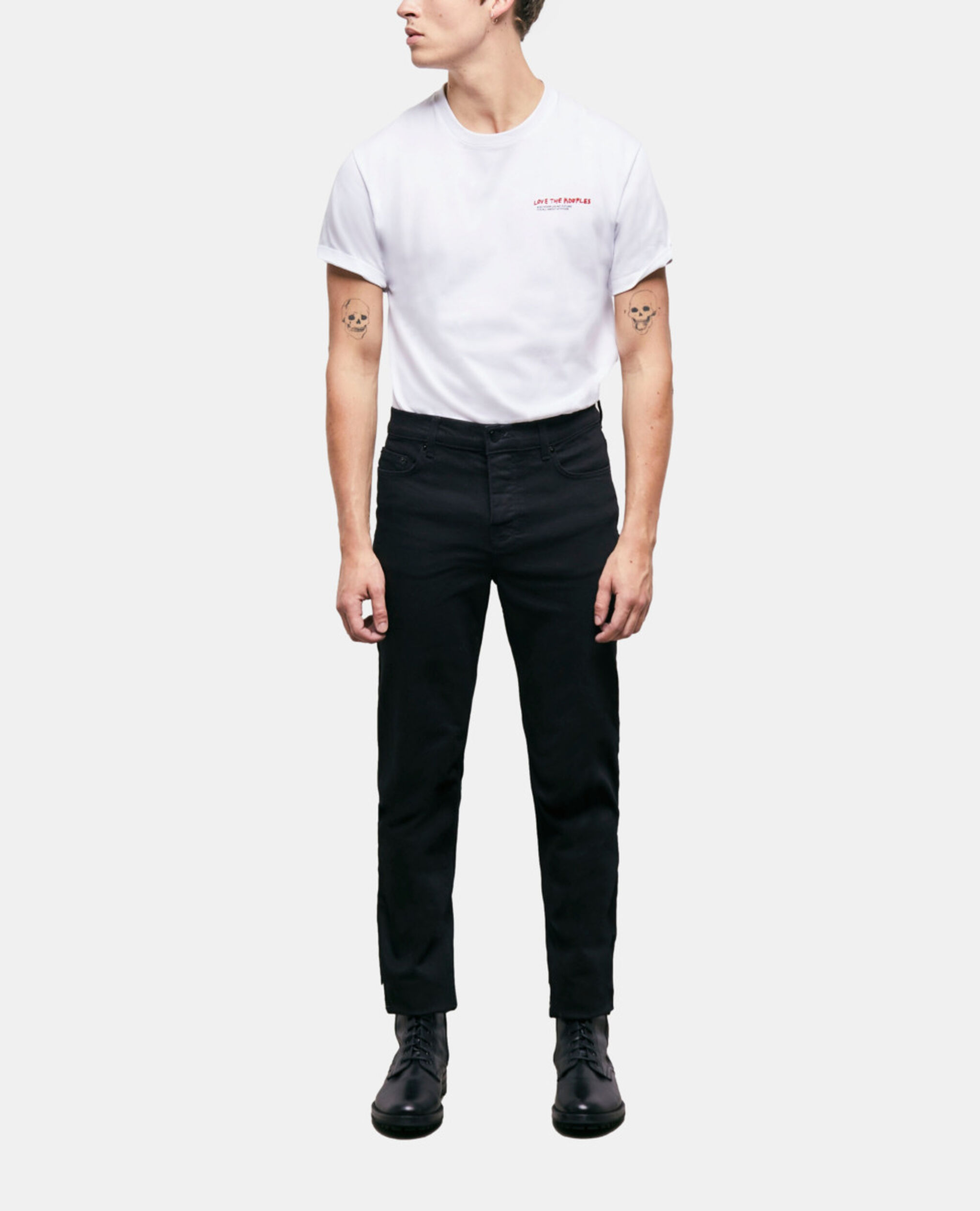 Jean slim noir, BLACK, hi-res image number null