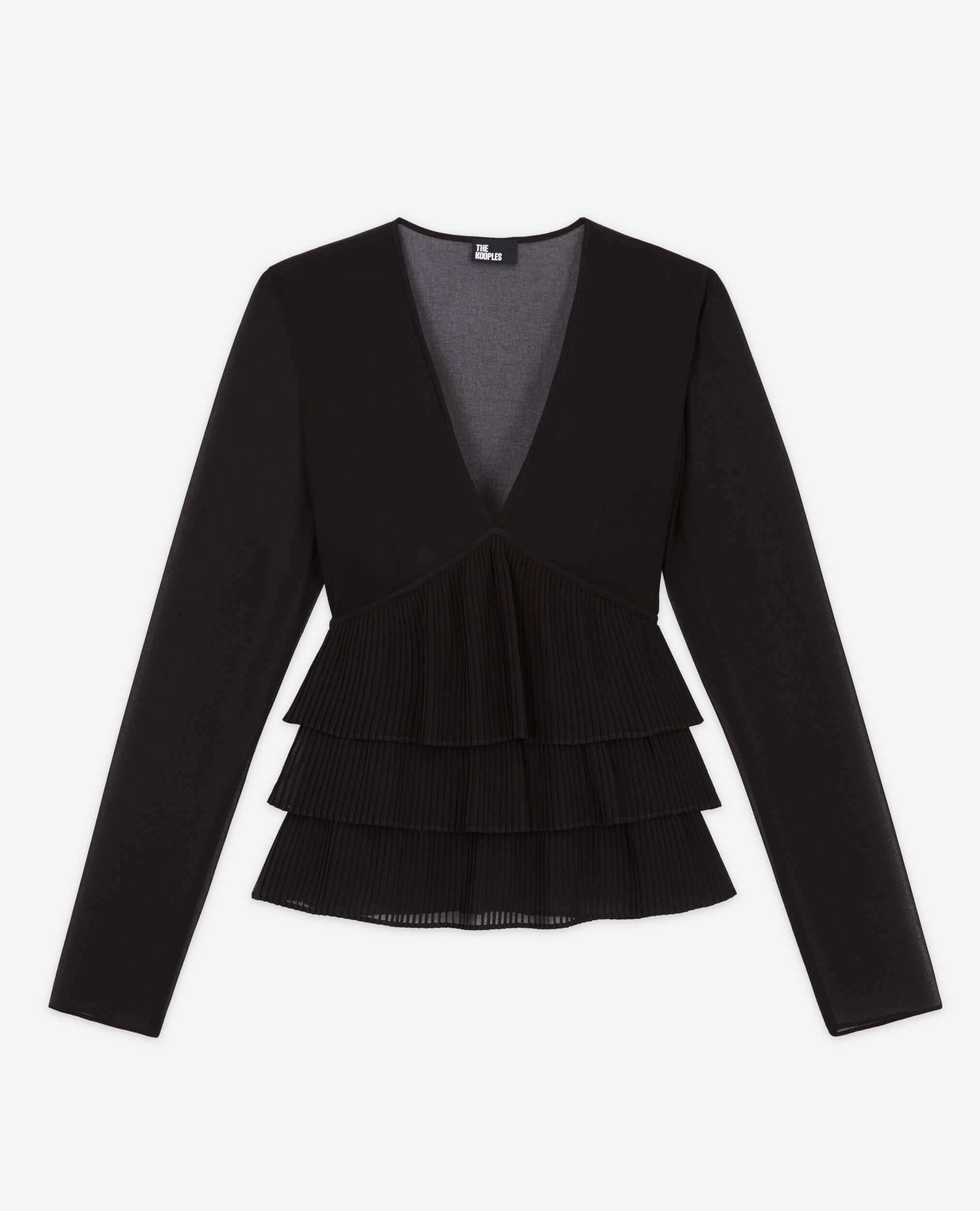 Black blouse, BLACK, hi-res image number null