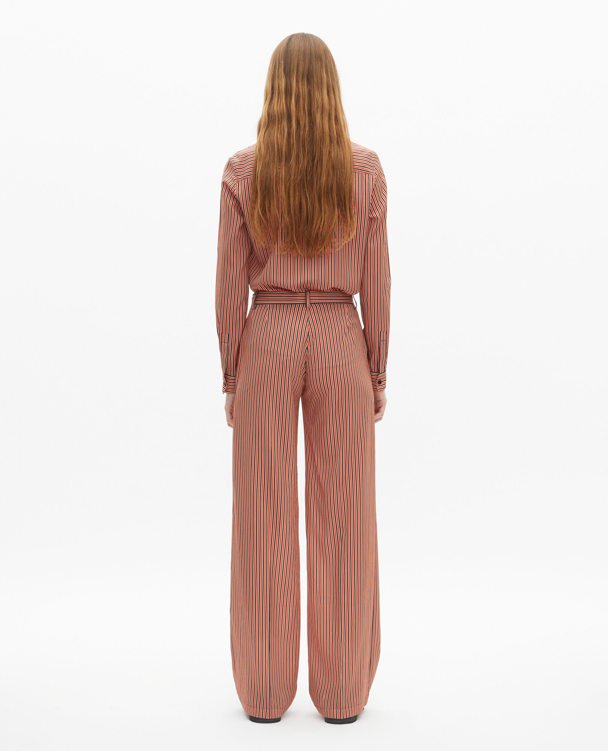 Weite, rot und blau gestreifte Hose, DARK NAVY / FIRE RED, hi-res image number null