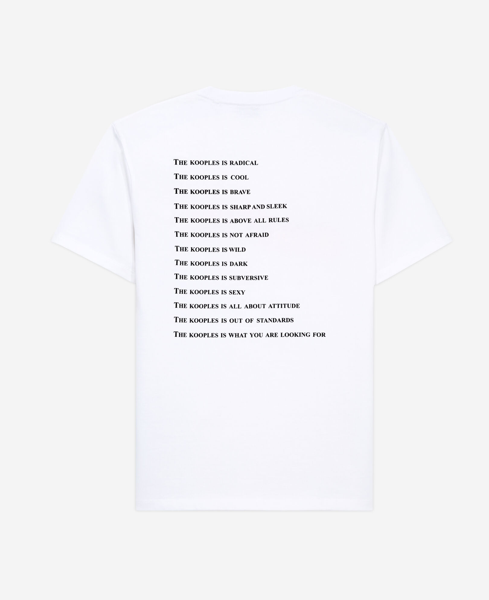 The Kooples MEN WHITE men's white what is t-shirt