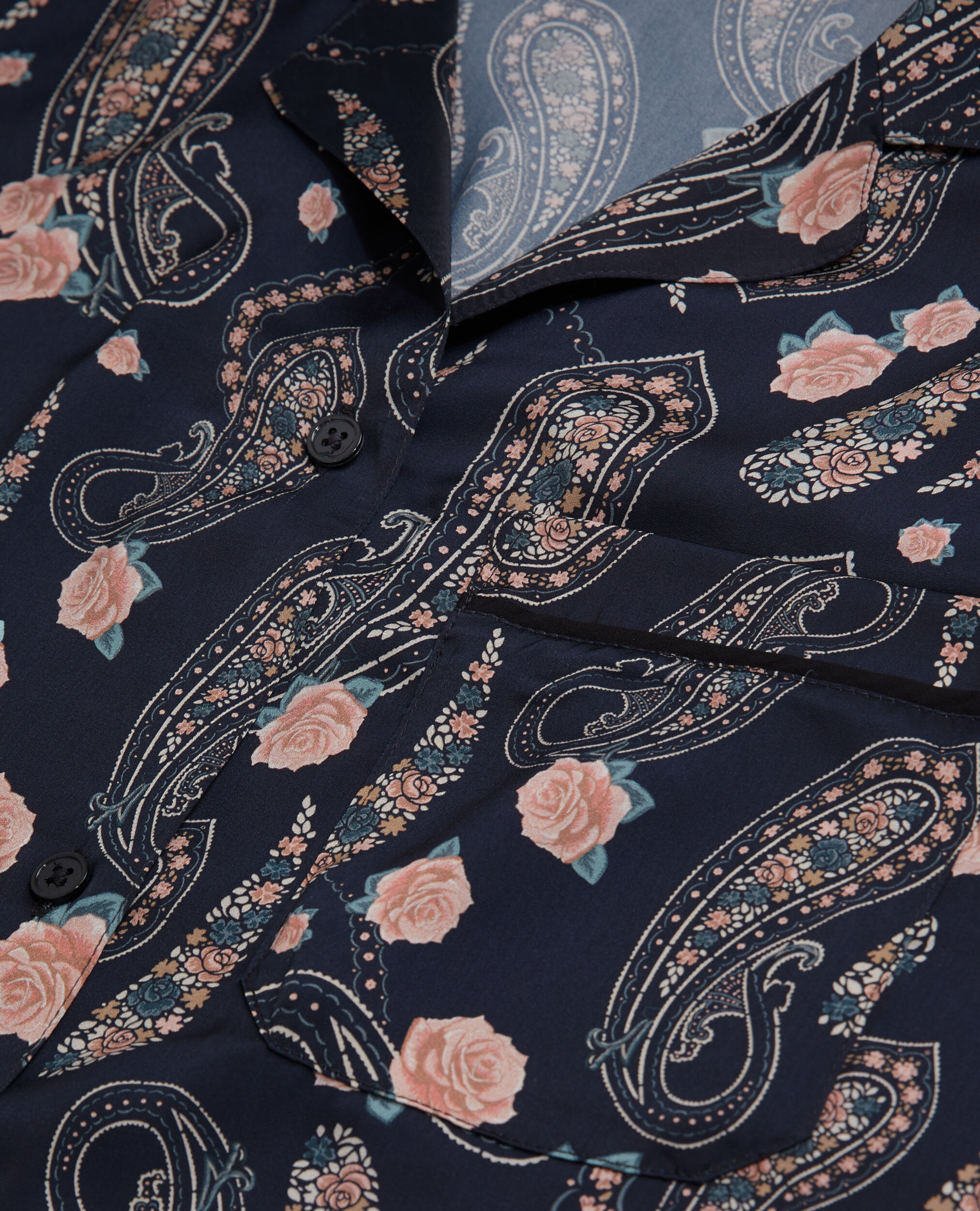 Chemise imprimée, BLACK / PINK, hi-res image number null