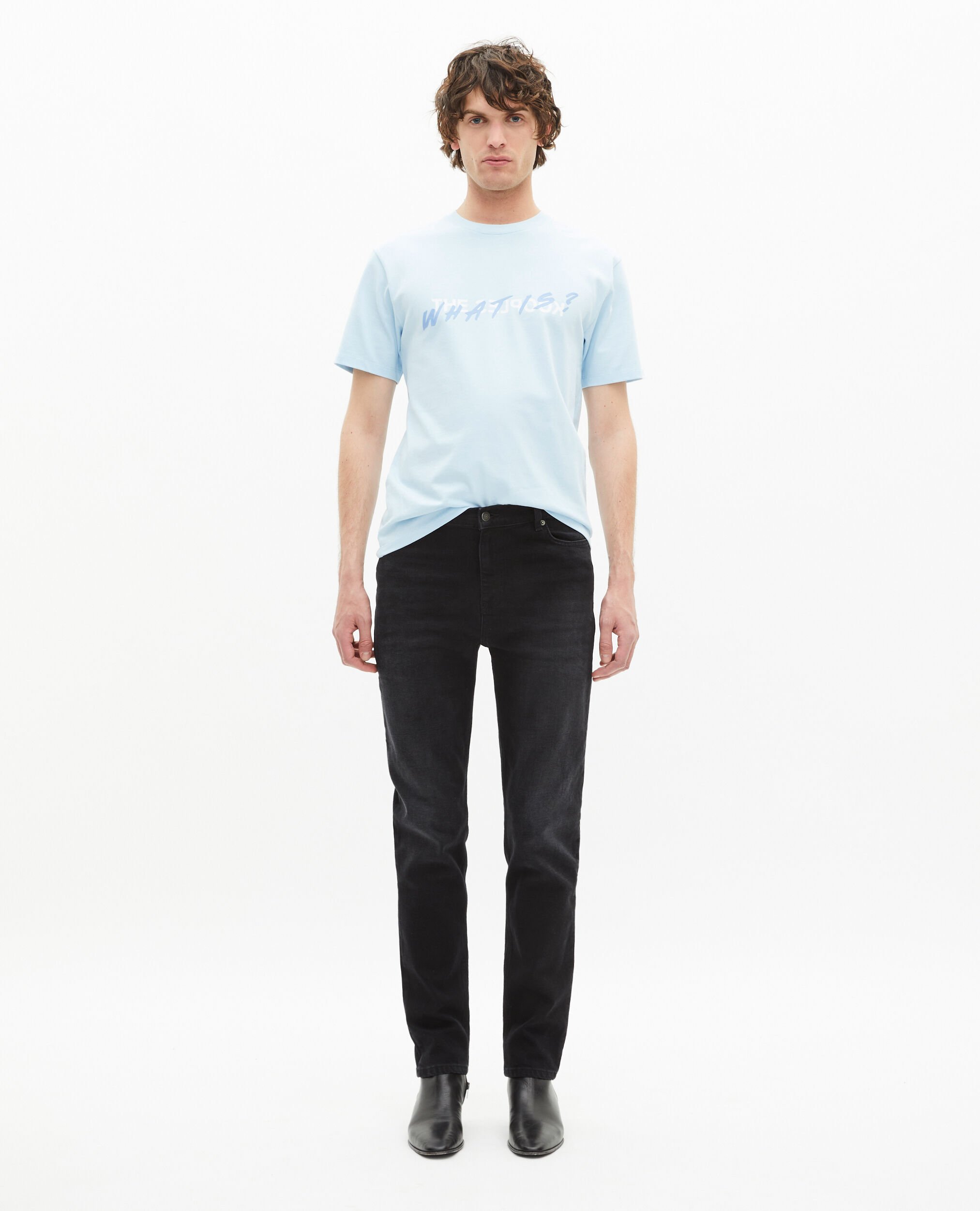 Light blue What is t-shirt, BLUE SKY, hi-res image number null