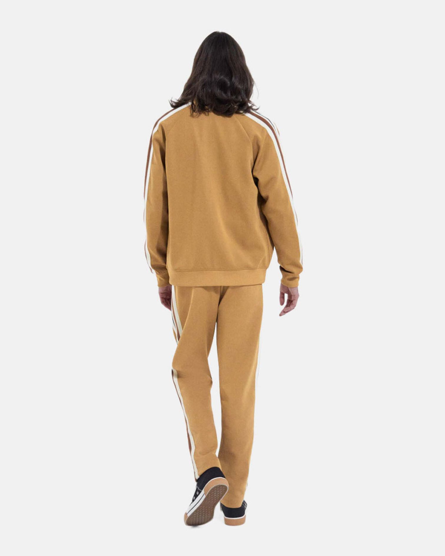 Camel joggers with side zippers and stripes, CAMEL, hi-res image number null