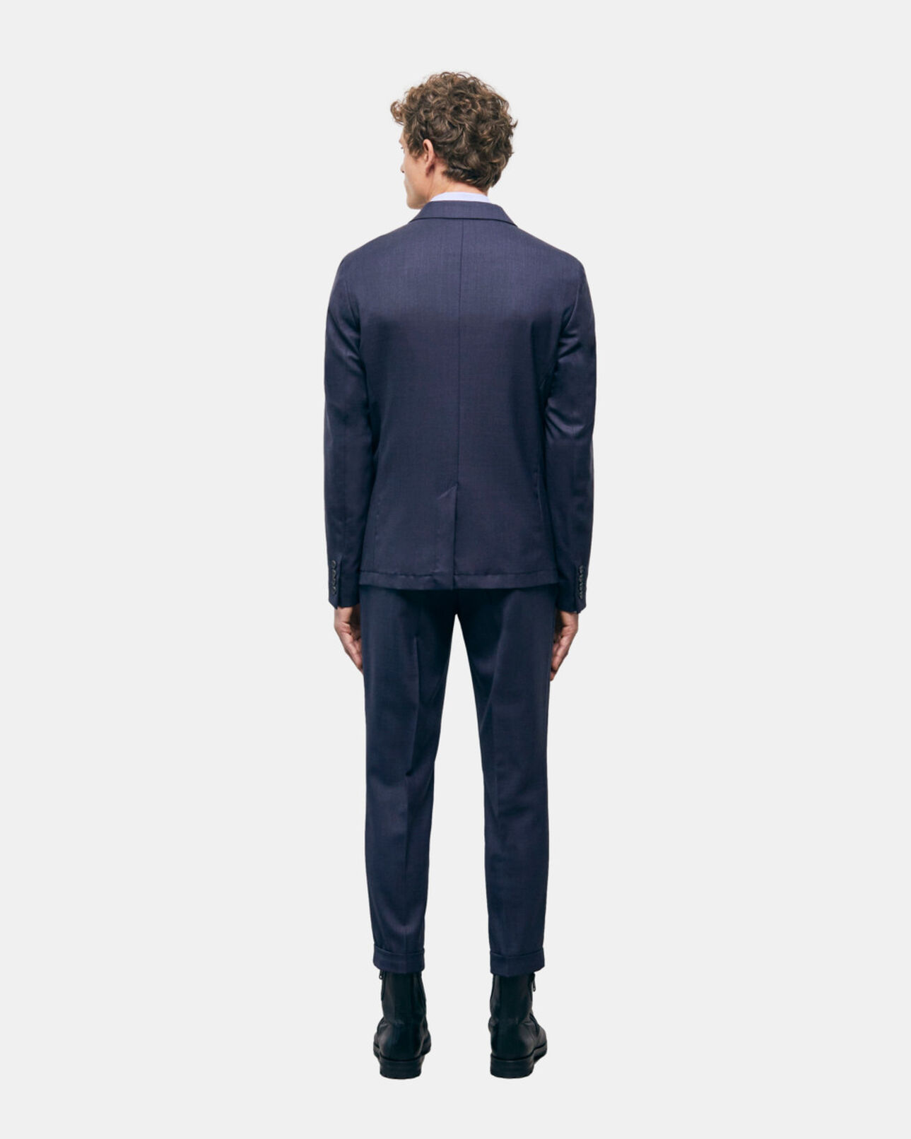 The Kooples MEN NAVY navy blue wool suit jacket