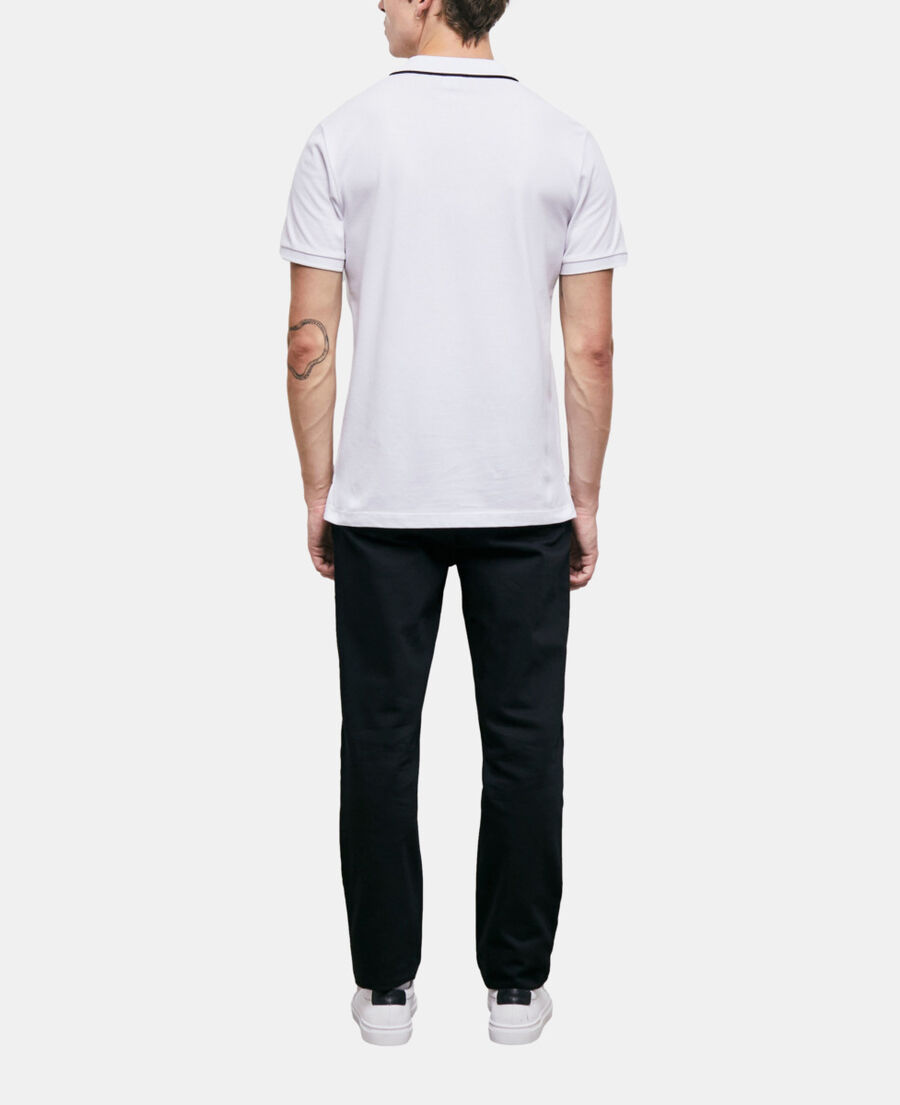 white classic polo