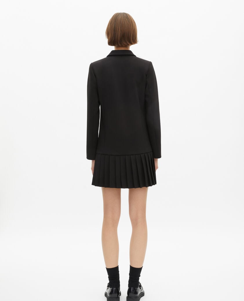 The Kooples MUJER BLACK vestido corto negro