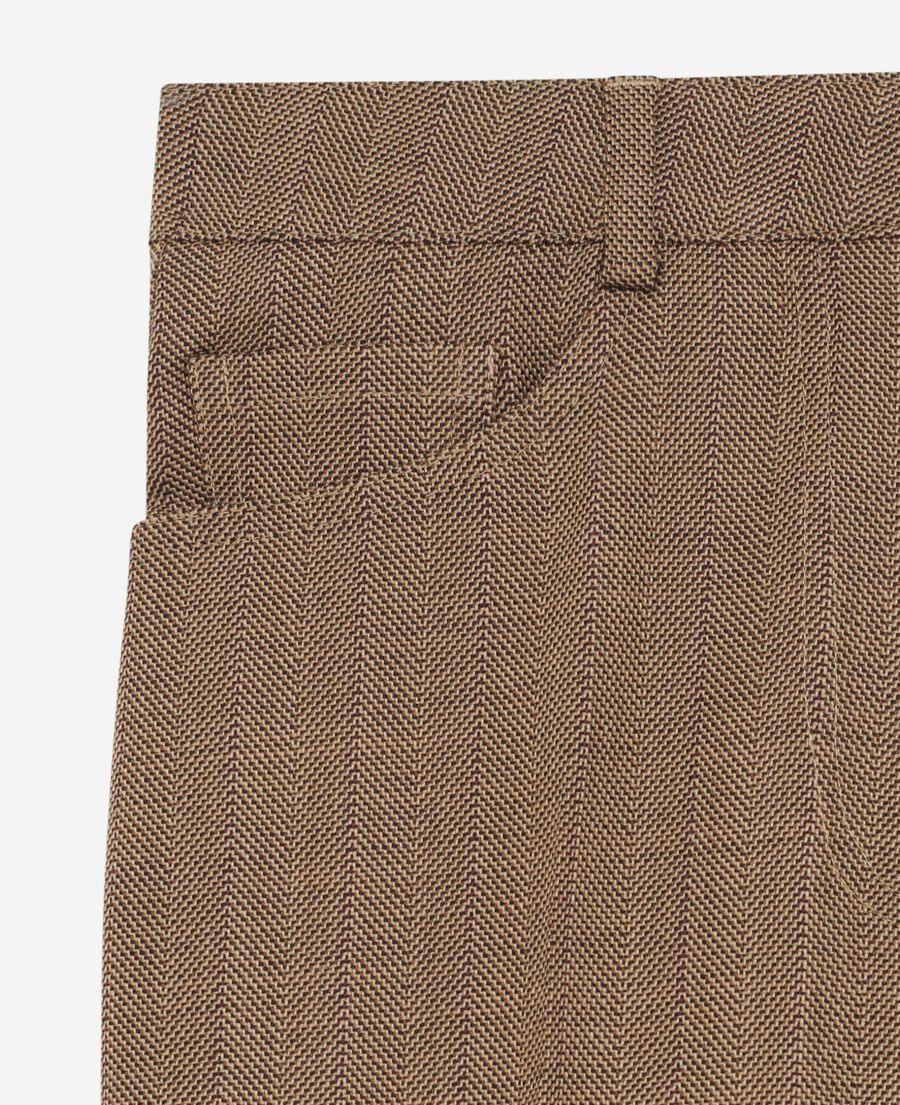 The Kooples FEMME CAMEL pantalon tailleur bootcut camel