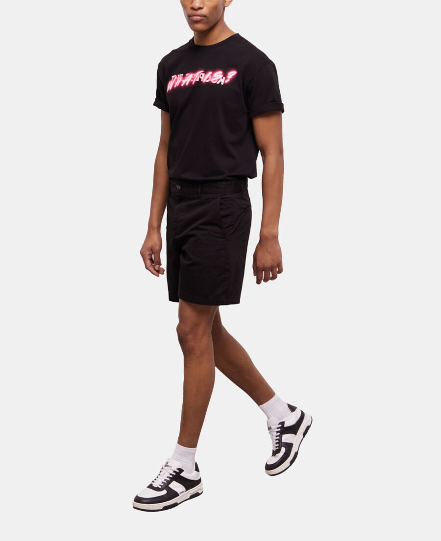short black cotton shorts